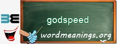 WordMeaning blackboard for godspeed